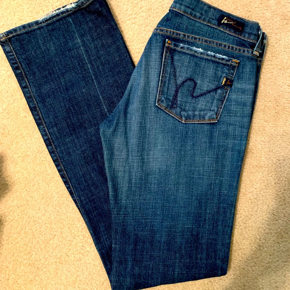 Citizens of Humanity jeans size 29 straight leg & perfect condition! Trendy!